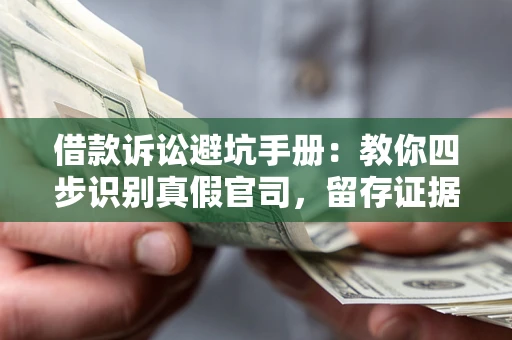 济南借款诉讼避坑手册：教你四步识别真假官司，留存证据不踩雷