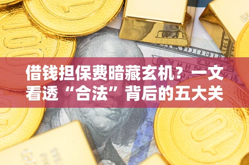 济南借钱担保费暗藏玄机？一文看透“合法”背后的五大关键陷阱