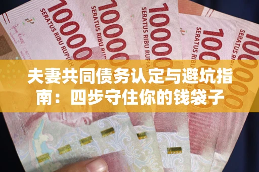 济南夫妻共同债务认定与避坑指南：四步守住你的钱袋子