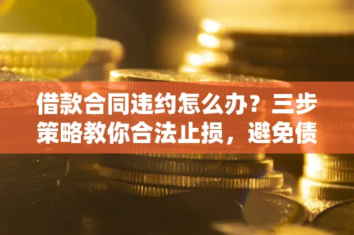 济南借款合同违约怎么办？三步策略教你合法止损，避免债务危机升级